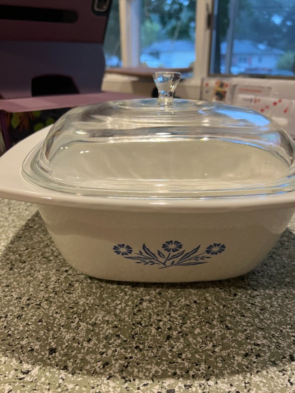 CorningWare Cornflower Blue P‑34‑B 4 Qt Dutch Oven + B‑18 Lid – Vintage USA